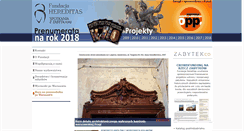 Desktop Screenshot of fundacja-hereditas.pl