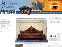 Tablet Screenshot of fundacja-hereditas.pl
